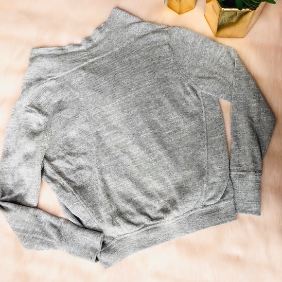 !MUST GO! Eileen Fisher Grey Crop Sweater - Picture 3 of 8